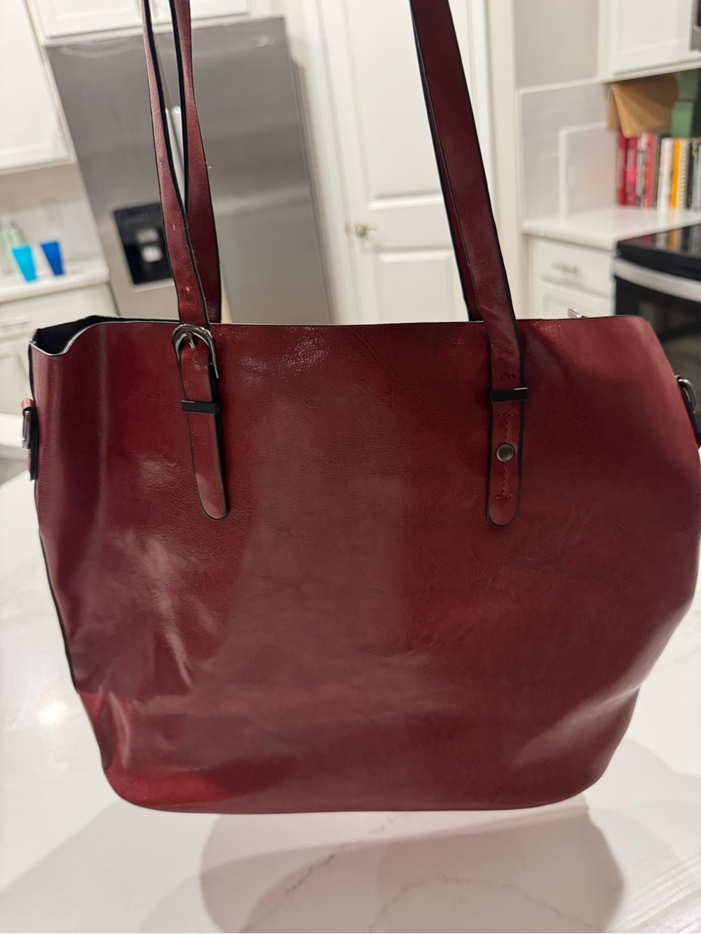 Classic Red Tote Bag - Sleek Everyday Carry